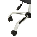 Grey Leather Effect Home Office Chair | Brent