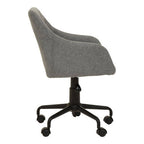 Tufted Grey and Black Home Office Chair | Brent