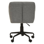 Tufted Grey and Black Home Office Chair | Brent