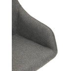 Tufted Grey and Black Home Office Chair | Brent