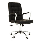 Black Tufted Home Office Chair | Brent