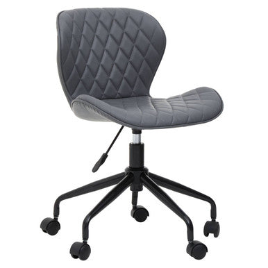Grey and Black Home Office Chair | Brent