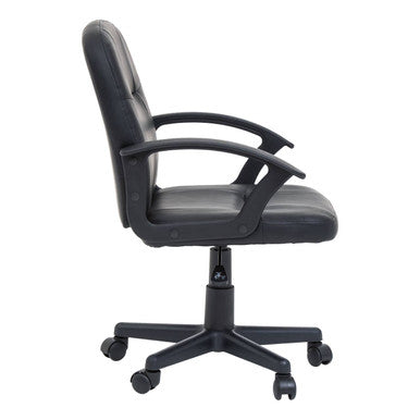 Black Small Home Office Chair | Brent
