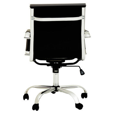 Black Low Back Home Office Chair | Brent