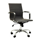 Black Low Back Home Office Chair | Brent