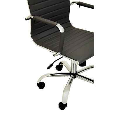 Black Low Back Home Office Chair | Brent