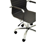 Black Low Back Home Office Chair | Brent