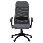 Black Mesh and Grey Fabric Home Office Chair | Brent
