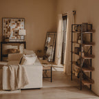 Floor Standing Mirror Black Frame | Tiana
