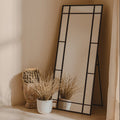 Floor Standing Mirror Black Frame | Tiana