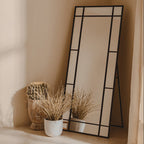 Floor Standing Mirror Black Frame | Tiana