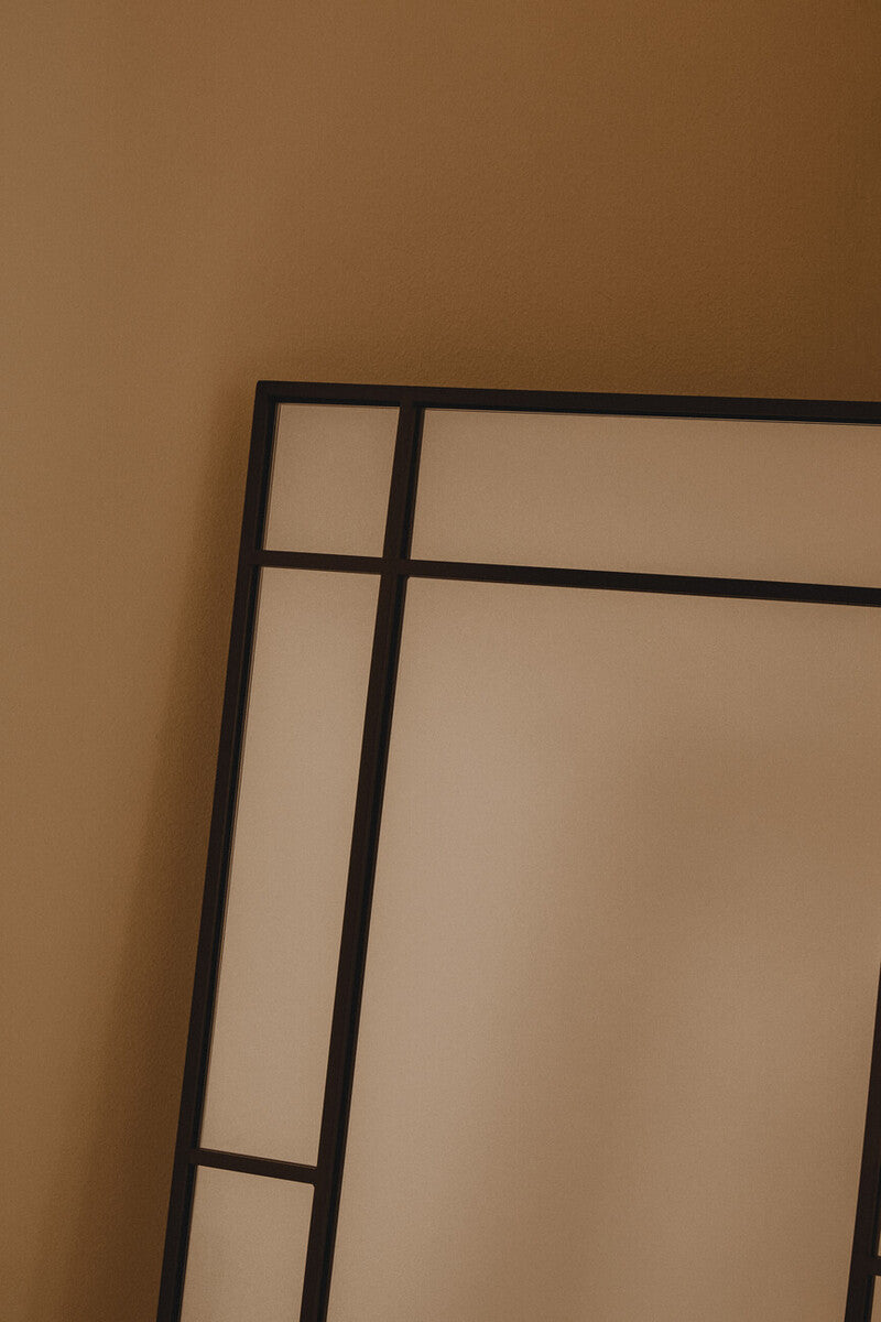 Floor Standing Mirror Black Frame | Tiana