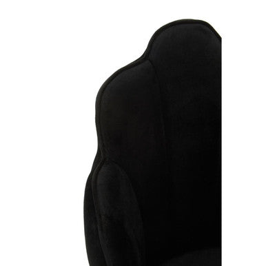 Black Velvet Dining Chair | Tian