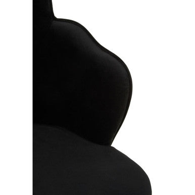Black Velvet Dining Chair | Tian