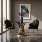 Black Velvet Dining Chair | Tian