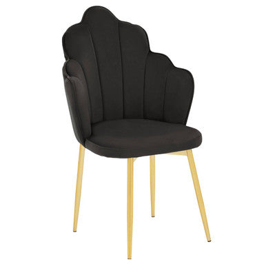 Black Velvet Dining Chair | Tian