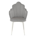 Grey Velvet Chair | Tian