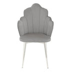 Grey Velvet Chair | Tian