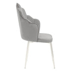 Grey Velvet Chair | Tian