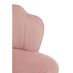 Pink Velvet Dining Chair with Gold Metal Legs | Tian