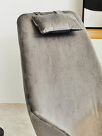 Grey Velvet Rocking Chair | Stockholm