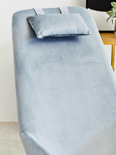 Blue Velvet Rocking Chair | Stockholm