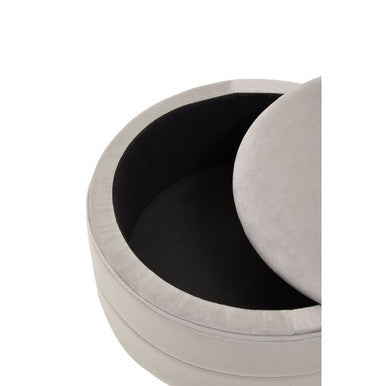 Mink Velvet Stool | Ivy