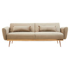 Mink Velvet Sofa Bed | Hatton