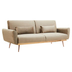 Mink Velvet Sofa Bed | Hatton
