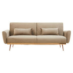 Mink Velvet Sofa Bed | Hatton