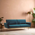 Green Velvet Sofa Bed, Hatton