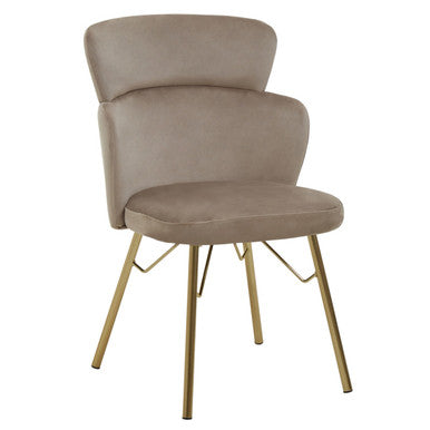 Mink Velvet Chair | Veneto