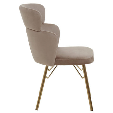 Mink Velvet Chair | Veneto