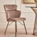Mink Velvet Chair | Veneto