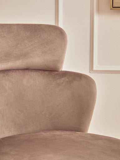 Mink Velvet Chair | Veneto