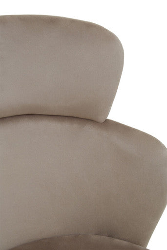Mink Velvet Chair | Veneto