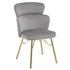 Grey Velvet Chair | Veneto