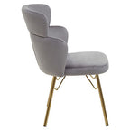 Grey Velvet Chair | Veneto