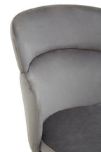 Grey Velvet Chair | Veneto
