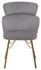 Grey Velvet Chair | Veneto