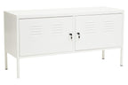 Two Door White Locker Cabinet | Academy