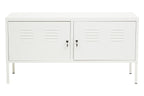 Two Door White Locker Cabinet | Academy