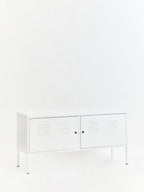Two Door White Locker Cabinet | Academy