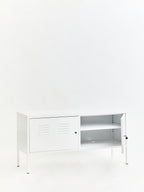 Two Door White Locker Cabinet | Academy