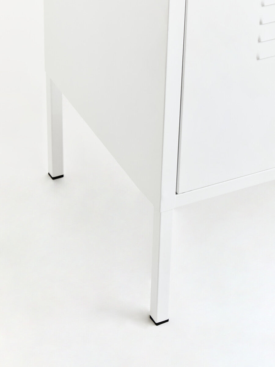 Two Door White Locker Cabinet | Academy