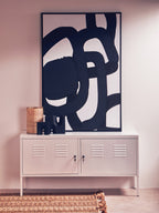 Two Door White Locker Cabinet | Academy