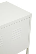 Two Door White Locker Cabinet | Academy