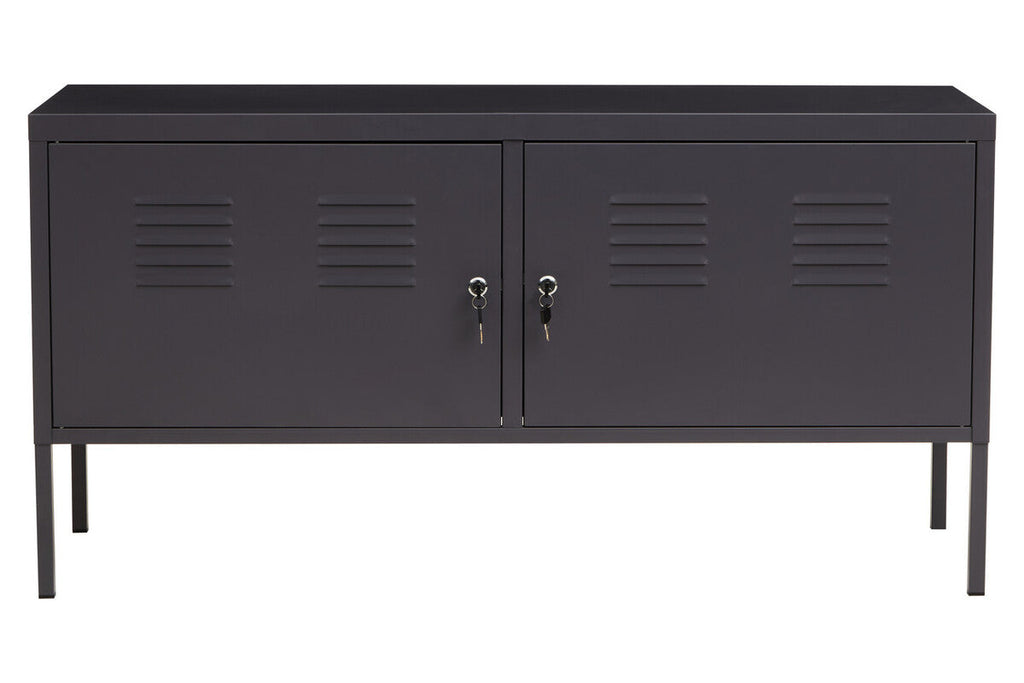 Two Door Grey Locker Cabinet | Academy