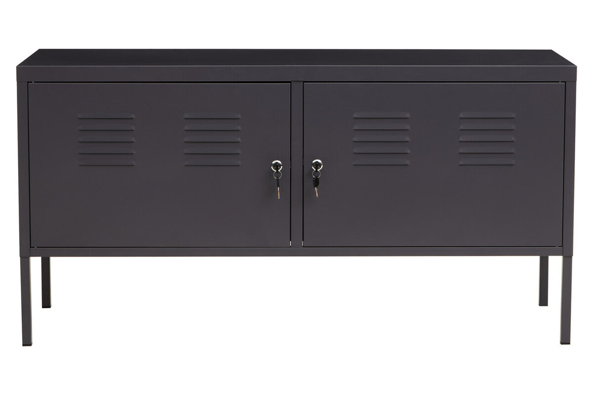 Two Door Grey Locker Cabinet | Academy