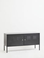 Two Door Grey Locker Cabinet | Academy